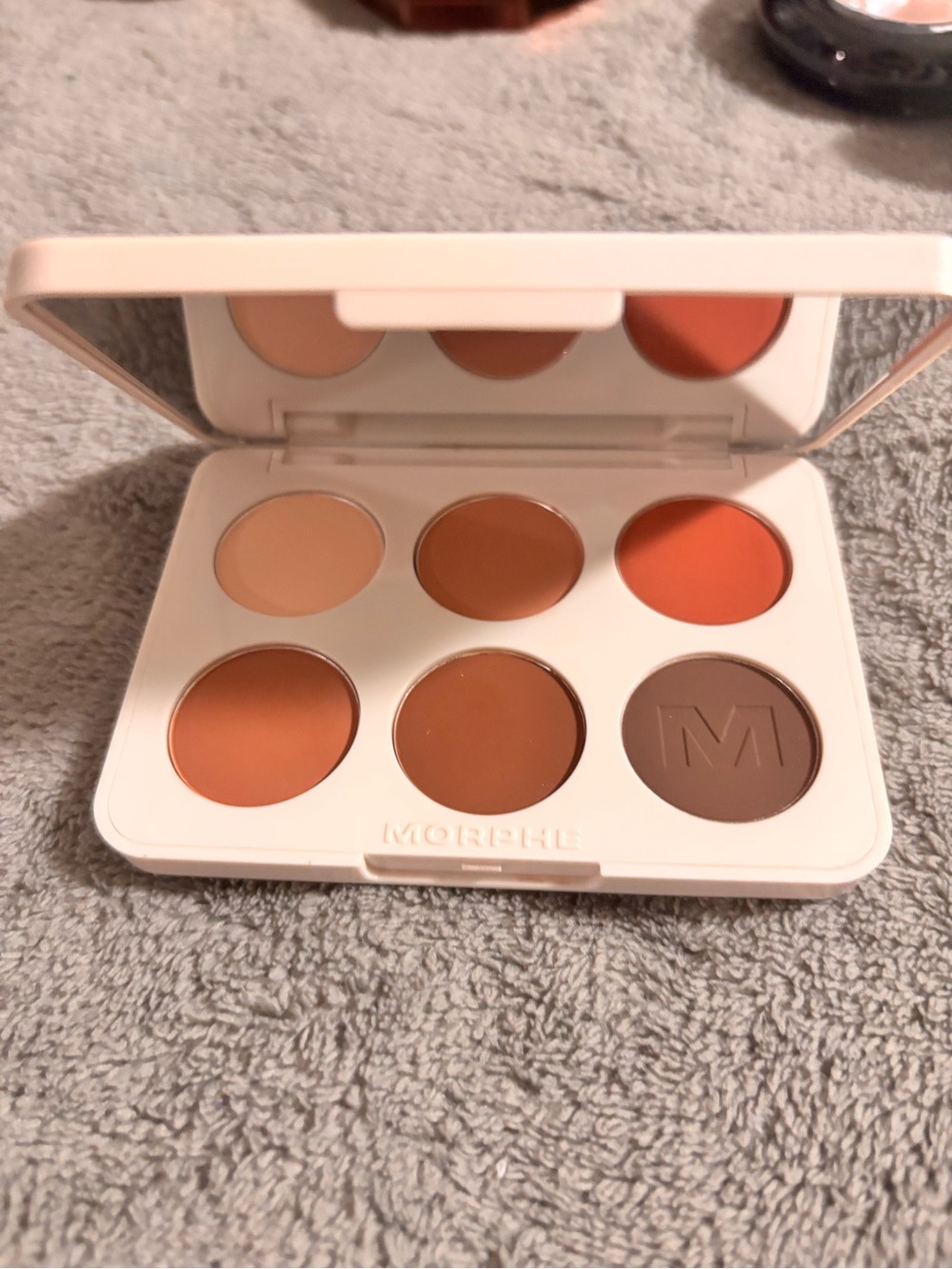 Morphe Warm Matte Six-Pan Palette — Cream, Tan, Orange & Brown - Picture 4 of 5